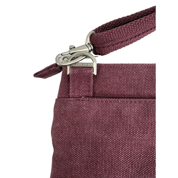Travelon Anti-Theft Heritage Crossbody Bag Red/Pink RFID Slash-Resistant Purse - Picture 4 of 6